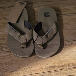 Quiksilver Men's Brown Flip-Flops